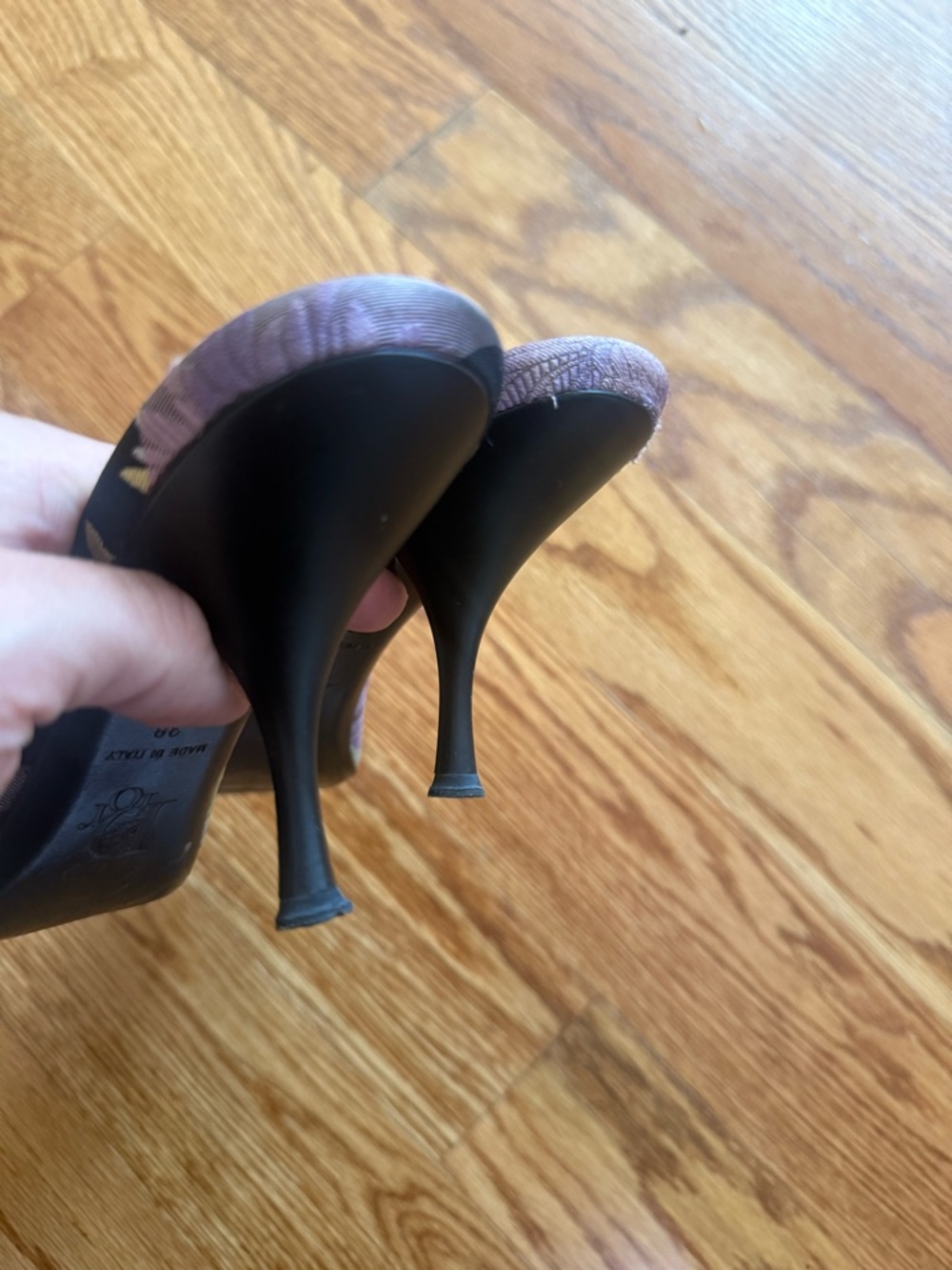 Vintage Dior Lock&Key Slip-On Heeled Mules - Picture 8 of 8